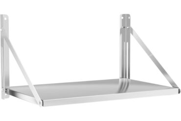 Saliekama Sienas Plaukts no Nerūsējošā Tērauda 800x450mm | Adexa 330906