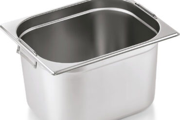 Nerūsējošā tērauda Gastronorm panna ar rokturi GN1/2 dziļums 200mm | Adexa 8128H