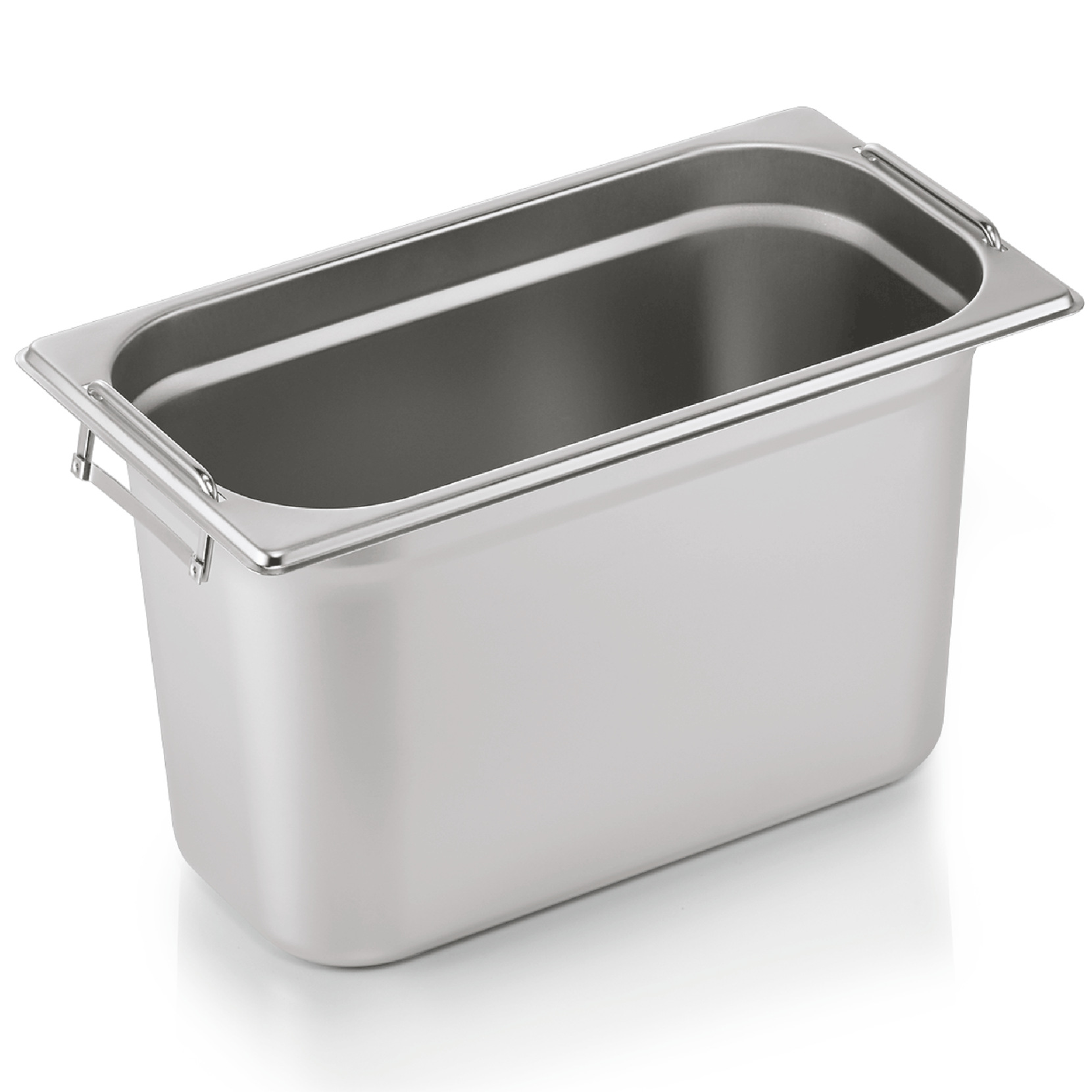 Nerūsējošā tērauda Gastronorm panna ar rokturi GN1/3 dziļums 200mm | Adexa 8138H Nerūsējošā tērauda Gastronorm panna ar rokturi GN1/3 dziļums 200mm | Adexa 8138H - Image 1