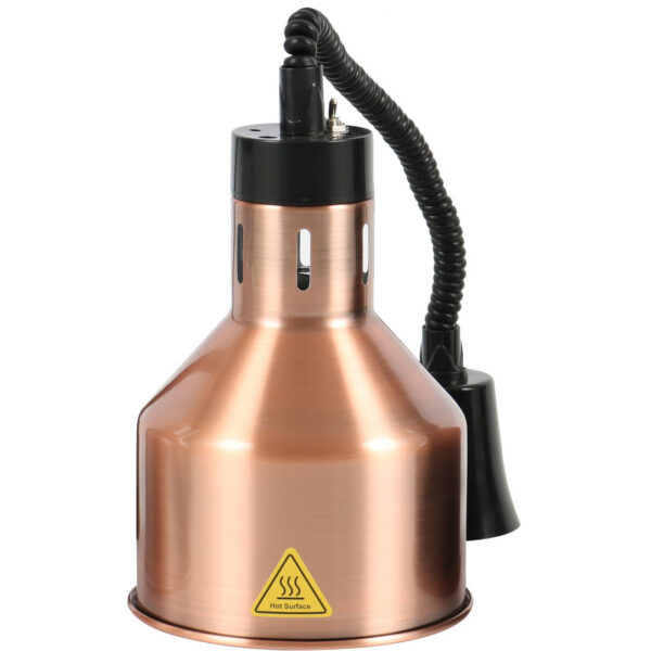 Pacelšanas un nolaišanās kupola siltuma lampa bronzas krāsā | Adexa A65121207