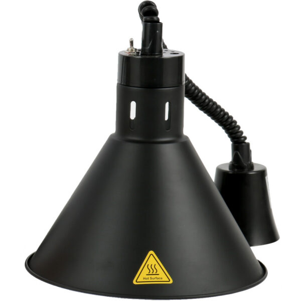 Pacelšanas un nolaišanās kupola siltuma lampa melna | Adexa A65121302