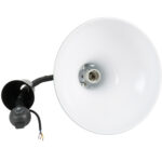 Dome formas sildlampa ar melno kupolu | Adexa A65121402 - Image 2