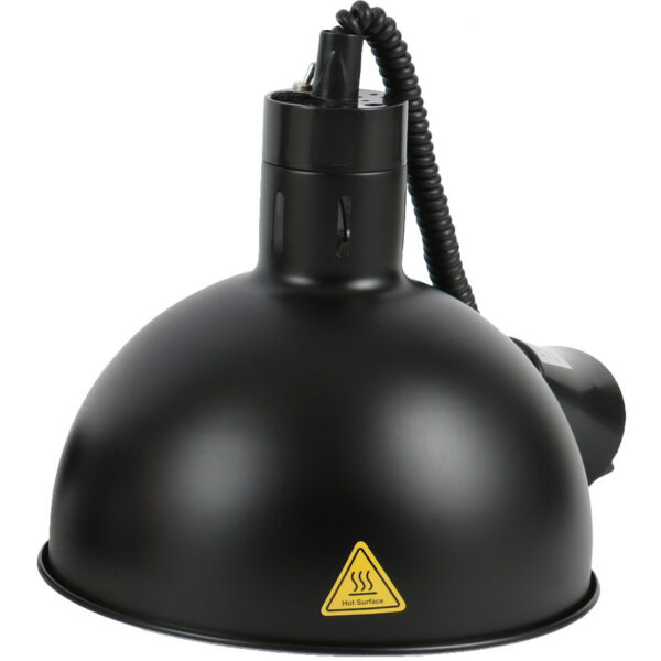 Pacelšanās un nolaišanās kupola siltuma lampa melna | Adexa A65121502