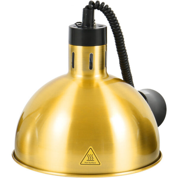 Pacelšanas un nolaišanas kupola siltuma lampa titāna zelta krāsā | Adexa A65121504