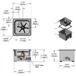 Stikla skalošanas ierīce, iebūvējama vai galda virsmai | Adexa B1209 - Image 2