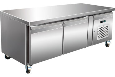 Profesionāls zema ledusskapja counters / Šefpavāra bāze 2 durvis 1360x700x650mm | Adexa BASE21