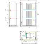Aizmugures bāra dzesētājs 3 bīdāmas durvis 312 litri Nerūsējošais tērauds | Adexa SSBC03PS - Image 2