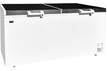 Komerciālais saldētavu lāde 607 litri ar cietu nerūsējošā tērauda vāku | Adexa BCBD607