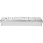 Komerciāls Bain Marija 6xGN1/2 trauki ar vākiem Notekkrāns | Adexa BR17045 - Image 6
