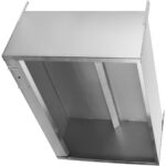 Komercijas izplūdes pārsegs no nerūsējošā tērauda 1000x1000x350mm | Adexa CH1010S - Image 2