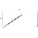 Komercijas izplūdes pārsegs no nerūsējošā tērauda 1000x1000x350mm | Adexa CH1010S - Image 6