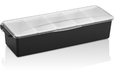 Garšvielu paplāte / Krūzīšu dozators ar vāku 5 nodalījumi | Adexa CHA002