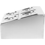 Komerciāls garšvielu turētājs, ieskaitot 4xGN1/6-100mm traukus un vākus | Adexa CHD04B - Image 2