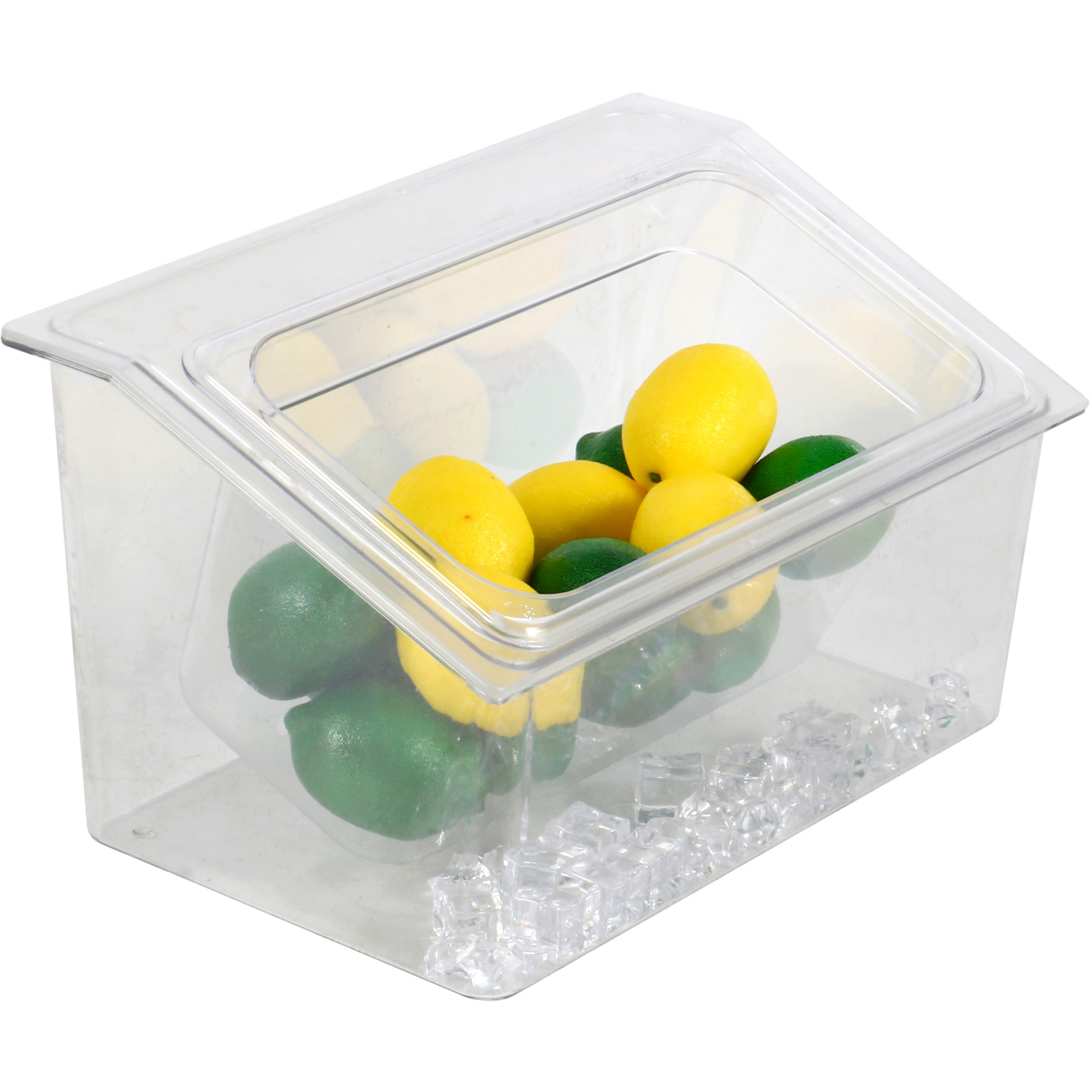 Aukstuma Garšvielu Turētājs Aukstu garšvielu turētājs ar 1xGN1/3-150mm trauku un vāku plastmasas | Adexa CHP04BD - Image 1