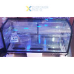 Displeja vitrīnas ledusskapis 200 litri 2 plaukti | Adexa CW200R - Image 2