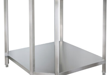 Komerciāls darba galds Stūra vienība Nerūsējošais tērauds 900x900x600x600x980mm Apakšējais plaukts | Adexa CWT1060S