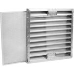 Izplūdes pārsega šķērssieta filtrs un premium tīkliņa filtrs ar rokturi un vadotnēm Nerūsējošais tērauds/Alumīnijs 500x500x40mm | Adexa DCF50504SM