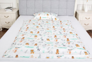 Segas pārvalks un spilvendrāna / Gultas veļas komplekts bērniem - 100x130 cm / 35x55 cm - Drukājums - 205TC | Siexa DCPC1001301