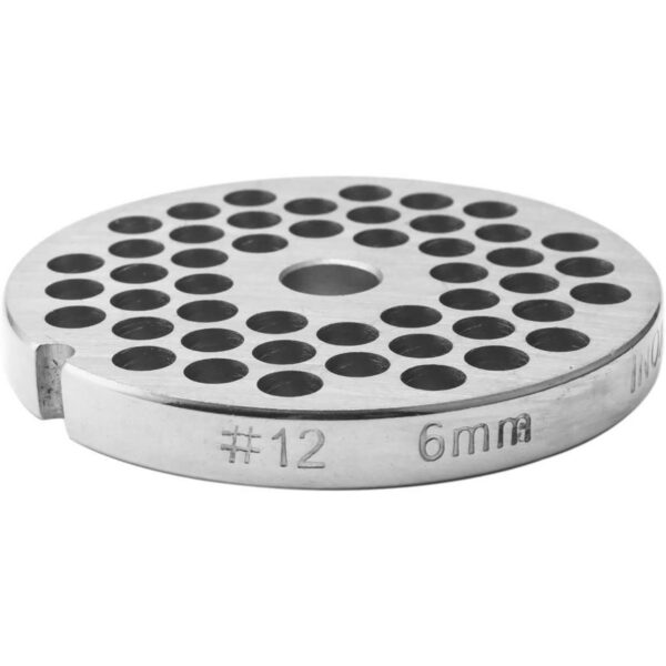 Gaļas maļamās mašīnas plāksne 6mm Adexa DQ12 Nerūsējošs tērauds | Adexa DQGP12-6