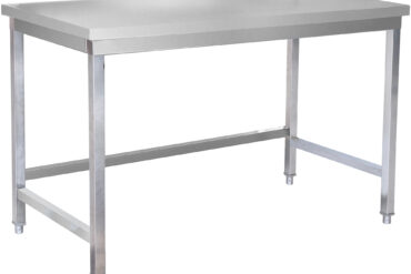 Premiumas komerciālais darba galds Nerūsējošais tērauds Bez apakšējā plaukta 1200x700x980 mm | Adexa DW12070WO