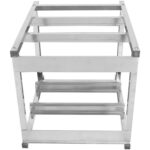 Trauku mazgājamās mašīnas statīvs ar 2 plauktu vadotnēm trauku mazgājamām mašīnām platumam 565-590mm un dziļumam 600-700mm | Adexa DWS02B - Image 3