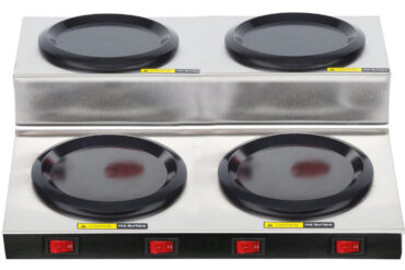 Dekanteris/kafijas kannas sildītājs ar 4 sildīšanas plāksnēm | Adexa DWS4U