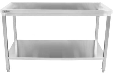 Premium komerciāls darba galds Nerūsējošais tērauds Apakšējais plaukts 2000x700x900mm | Adexa DWT20070WO