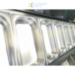 Nerūsējošā tērauda Gastronorm panna GN1/3 Dziļums 65mm | Adexa E8013065-8132 - Image 3