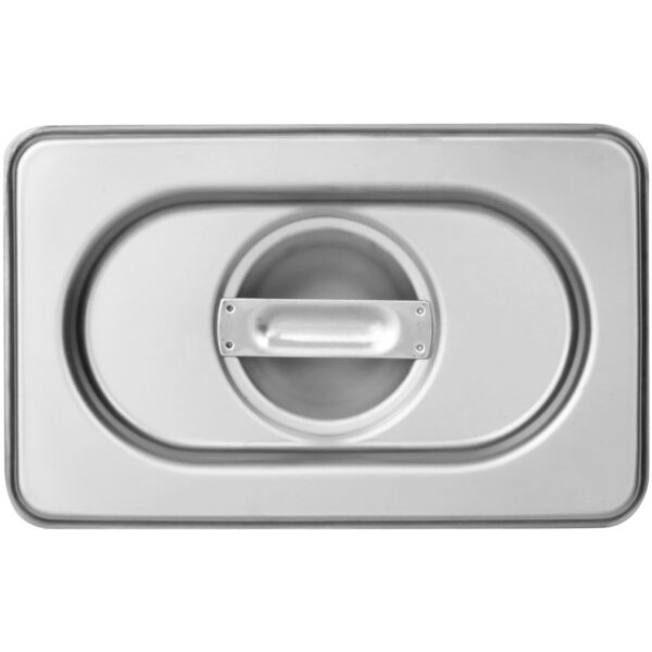 Nerūsējošā tērauda Gastronorm trauks vāks GN1/9 | Adexa E8019000C-819L