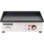 Komercijas grils gluds 540x380mm emaljēta plāksne 2.2kW elektriskais | Adexa EG5438 - Image 2