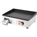 Komercijas grils gluds 540x380mm emaljēta plāksne 2.2kW elektriskais | Adexa EG5438