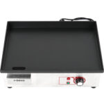 Komercijas grils gluds 540x380mm emaljēta plāksne 2.2kW elektriskais | Adexa EG5438 - Image 3