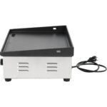 Komercijas grils gluds 540x380mm emaljēta plāksne 2.2kW elektriskais | Adexa EG5438 - Image 4