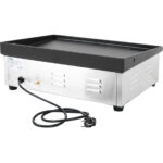 Komercijas grils gluds 540x380mm emaljēta plāksne 2.2kW elektriskais | Adexa EG5438 - Image 5