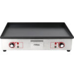Komercijas grils gluds 730x500mm emaljēta plāksne 3kW elektriskais | Adexa EG7350 - Image 2