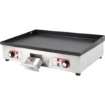 Komercijas grils gluds 730x500mm emaljēta plāksne 3kW elektriskais | Adexa EG7350