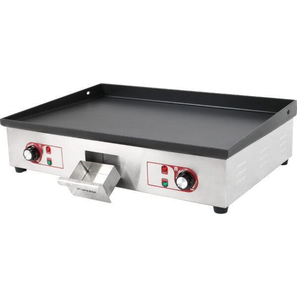 Komercijas grils gluds 730x500mm emaljēta plāksne 3kW elektriskais | Adexa EG7350