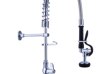 Priekšmazgāšanas smidzināšanas ierīce uz klāja, Viena ieeja, Augstums 600mm, Nerūsējošs tērauds | Adexa EQ7803A