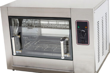Profesionāla elektriskā vistas rotisserie krāsns 4 grozi 16 vistām | Adexa ER268X