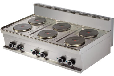 Elektriskā vārīšanas virsma ar 6  plātnēm 15,6kW | Adexa Hotmax 700 ER731S