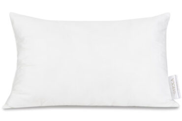 Bērnu spilvens / Bēbīšu spilvens - 35x55 cm - Bumbiņu šķiedra - 250g - Kokvilnas kambrika - Balta | Siexa FP35551