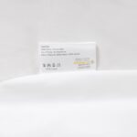 Eksklusīvs Dra uzliekams palags 90x200 cm 100% Kokvilna 300TC Balts | Siexa FS902001 - Image 5