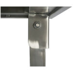 Salokāms nerūsējošā tērauda darba galds 1800x600x850mm | Adexa FW41876150 - Image 2