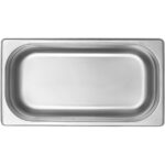 Nerūsējošā tērauda Gastronorm pann GN1/3 dziļums 200mm | Adexa 8138 - Image 2