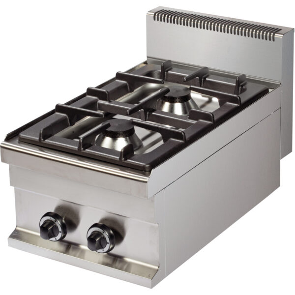 Gāzes plīts virsma 2 degļi 12.0kW | Adexa Hotmax 700 GR711S