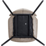 Side Dining Chair PU ādas sēdeklis Dabīgs | Adexa GSYH003N - Image 4