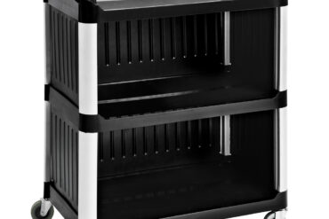 Profesionālā kabineta daudzfunkcionālais/uzkopšanas ratiņš 3 līmeņi 1020x500x960mm | Adexa GX032DM