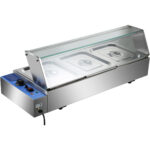 Komercijas Bain Marie ar stikla aizsargu 3xGN1/2 | Adexa HBM23 - Image 4