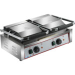 Smagā režīma dubultā panīni kontakta grils Ribbed 3.6kW Dual Zone | Adexa HEG813 - Image 4