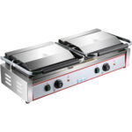 Smagās klases dubultais XL panīni kontakta grils Ribots 4.4kW divu zonu | Adexa HEG813E - Image 3